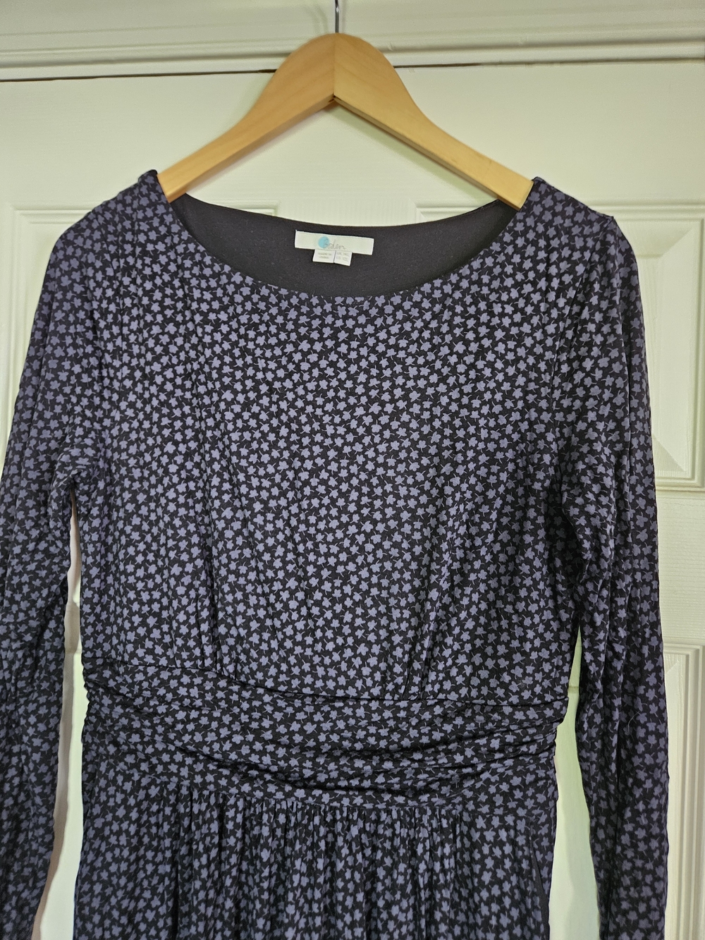 Boden Navy Long Sleeve Dress, Size 10 Long